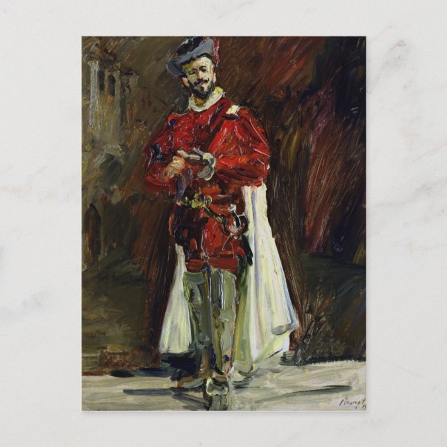 Cartão Postal Francisco D'Andrade as Don Giovanni, 1912 (Frente)