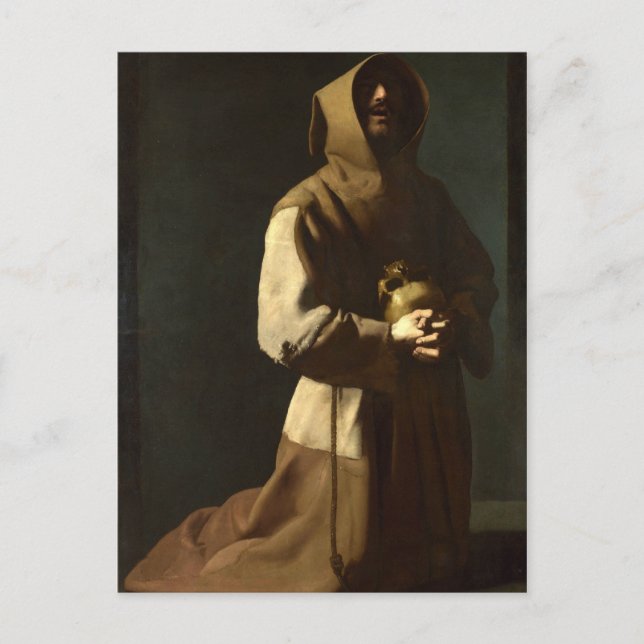 Cartão Postal Francisco de Zurbarán Fine Art (Frente)