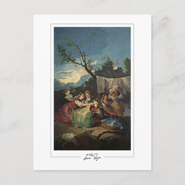 Cartão Postal Francisco Goya #308 - Belas Artes (Frente)