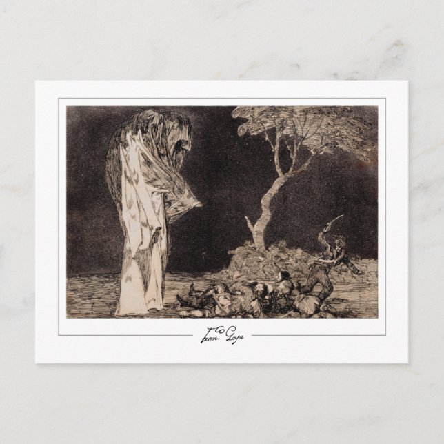 Cartão Postal Francisco Goya #507 - Cartão-postal de arte (Frente)
