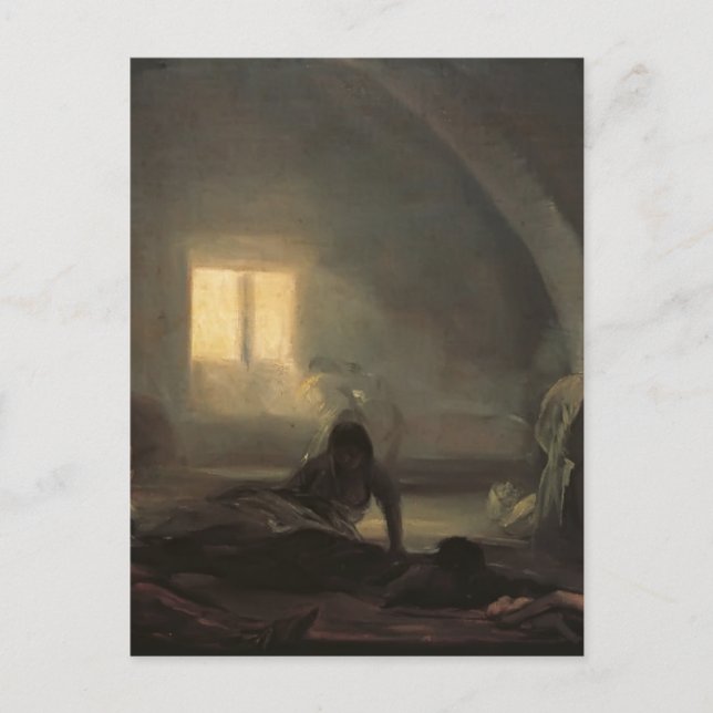 Cartão Postal Francisco Goya - Hospital Plague (Frente)