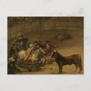 Cartão Postal Francisco Goya - Luta em Massa, Suerte de Varas