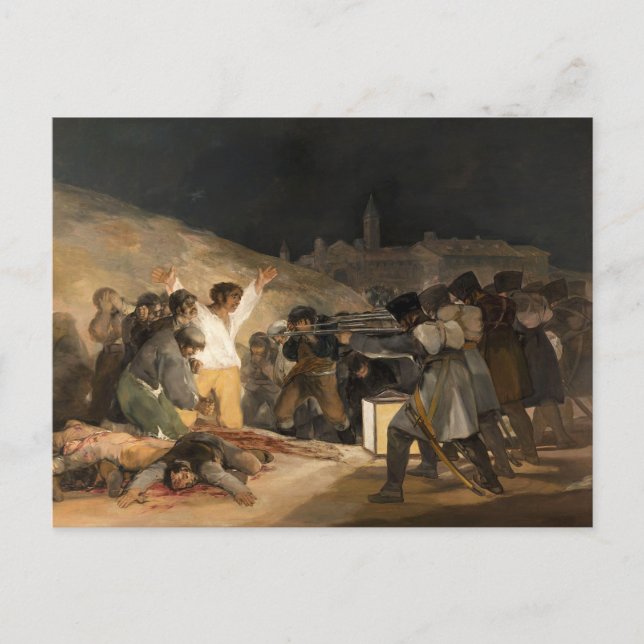 Cartão Postal Francisco Goya, O Terceiro de maio de 1808 (Frente)