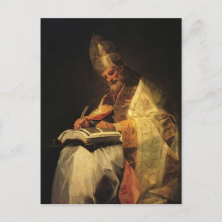 Cartão Postal Francisco Goya - Santo Gregory