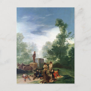 Cartão Postal Francisco Jose de Goya y Lucientes Ataque a um C