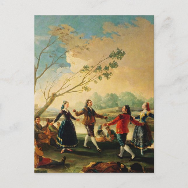 Cartão Postal Francisco Jose de Goya y Lucientes | Dança no (Frente)