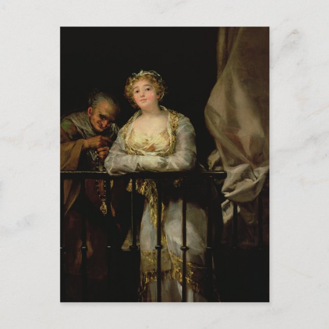 Cartão Postal Francisco Jose de Goya y Lucientes | Maja e Cele (Frente)