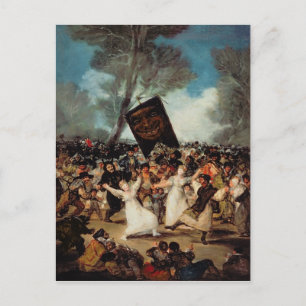 Cartão Postal Francisco Jose de Goya y Lucientes   O funeral de