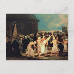 Cartão Postal Francisco Jose de Goya y Lucientes   Procissão de