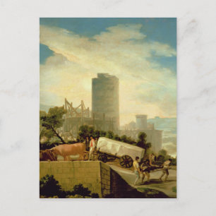 Cartão Postal Francisco Jose de Goya y Lucientes Transporte