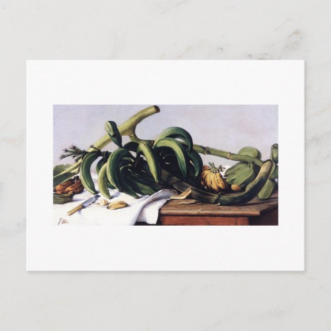 Cartão Postal Francisco Oller Platanos (Frente)