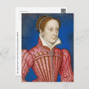 Cartão Postal Francois Clouet - Mary, Rainha dos Escoceses