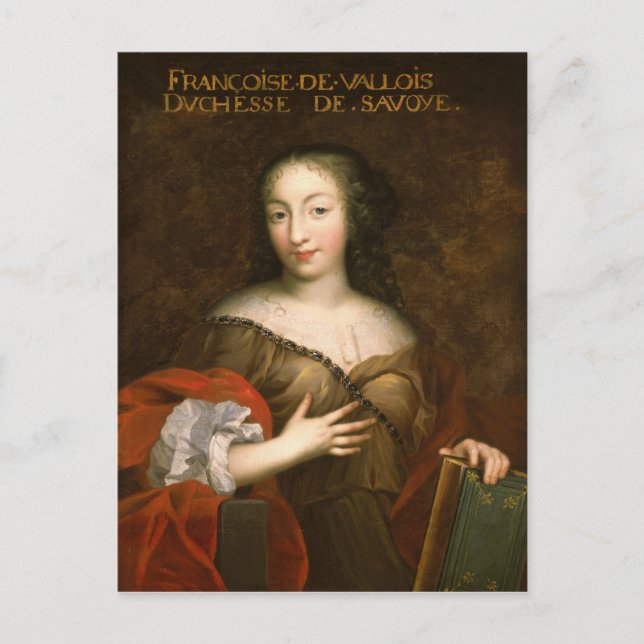 Cartão Postal Francoise-Madeleine d'Orleans Duquesa de Savoy (Frente)