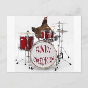 Cartão Postal Frango Engraçado