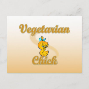 Cartão Postal Frango Vegetariano