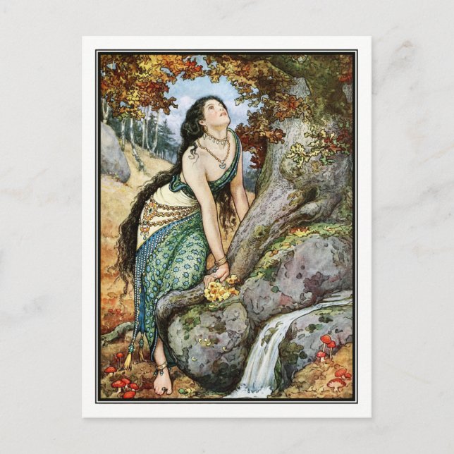 Cartão Postal Frank C. Papé Pape - Ilya Encontra Svyatogor (Frente)