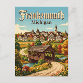 Cartão Postal Frankenmuth EUA