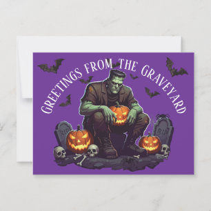 Cartão postal Frankenstein Halloween
