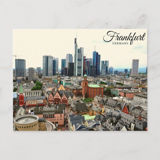 Cartão Postal Frankfurt (Frente)