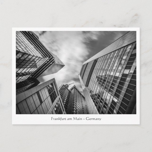 Cartão Postal Frankfurt Alemanha (Frente)