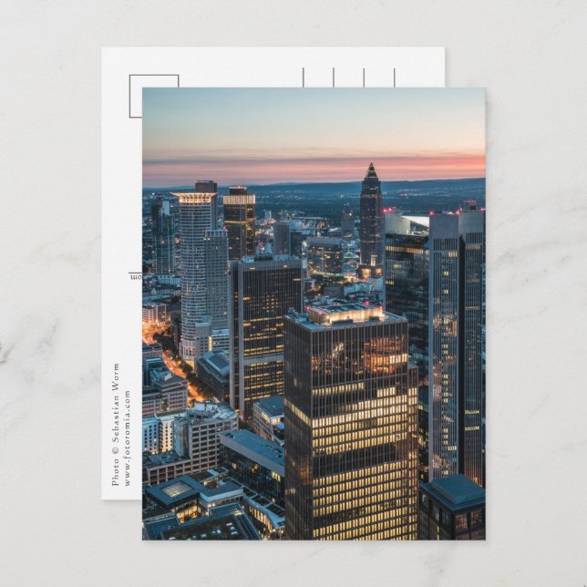 Cartão Postal Frankfurt Alemanha (Frente/Verso)