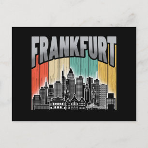 Cartão Postal Frankfurt Alemanha