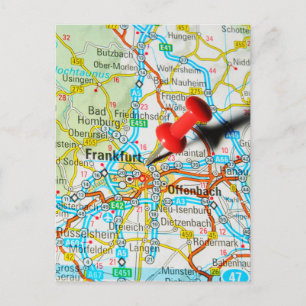 Cartão Postal Frankfurt, Alemanha