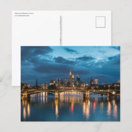 Cartão Postal Frankfurt Alemanha