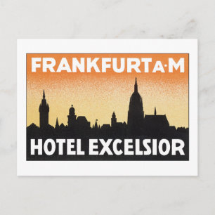 Cartão Postal Frankfurt Hotel Excelsior