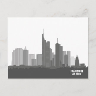 Cartão Postal Frankfurt Skyline - Postkarte / Grußkarte