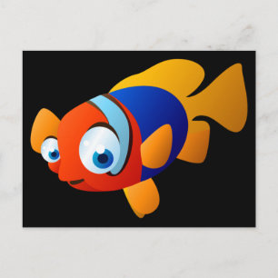Cartão Postal Frankie The Fish