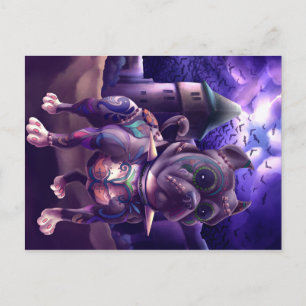 Cartão postal Franky The Pitbull Frankenstein