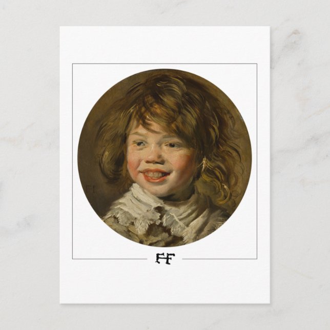 Cartão Postal Frans Hals #284 - Cartão-postal de arte (Frente)