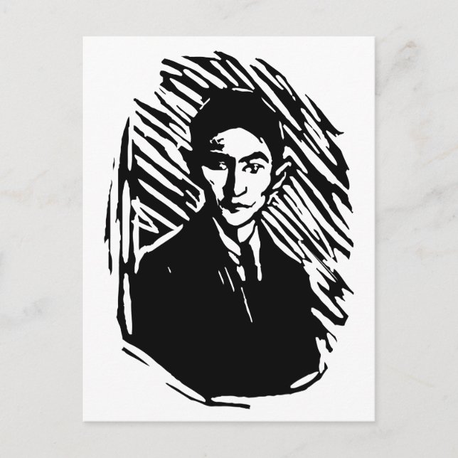 Cartão Postal Franz Kafka Portrait (Frente)