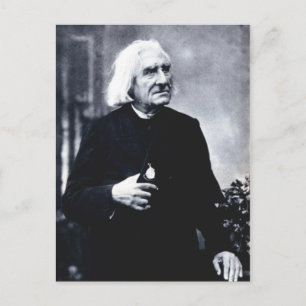 Cartão Postal Franz Liszt