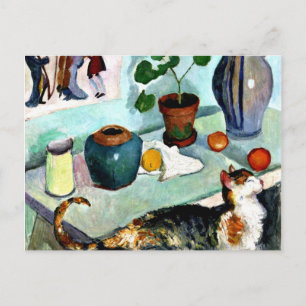 Cartão Postal Franz Marc - A Vida Estática com Cat