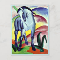 Franz Marc - Cavalo Azul I