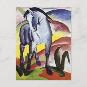 Cartão Postal Franz Marc - Cavalo Azul I