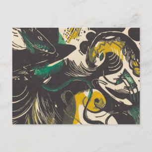 Cartão Postal Franz Marc Gênesis II Schopfungsgeschichte II