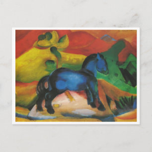 Cartão Postal Franz Marc - Pequena Canvas Azul 1912