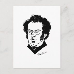 Cartão Postal Franz Schubert