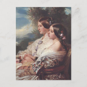 Cartão Postal Franz Winterhalter- As primas