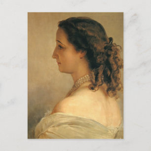 Cartão Postal Franz Winterhalter: Eugenie, Imperatriz do Francê