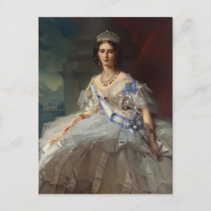 Cartão Postal Franz Winterhalter - Retrato da Princesa Tatiana