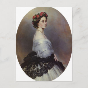 Cartão Postal Franz Xaver Winterhalter- Princesa Alice da Inglat