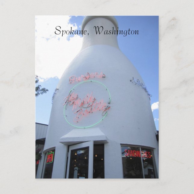 Cartão Postal Frasco de Leite (Frente)