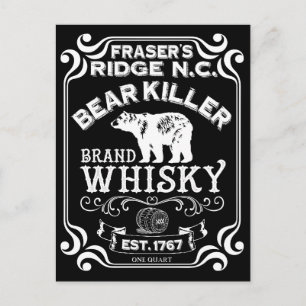 Cartão Postal Fraser's Ridge Whisky