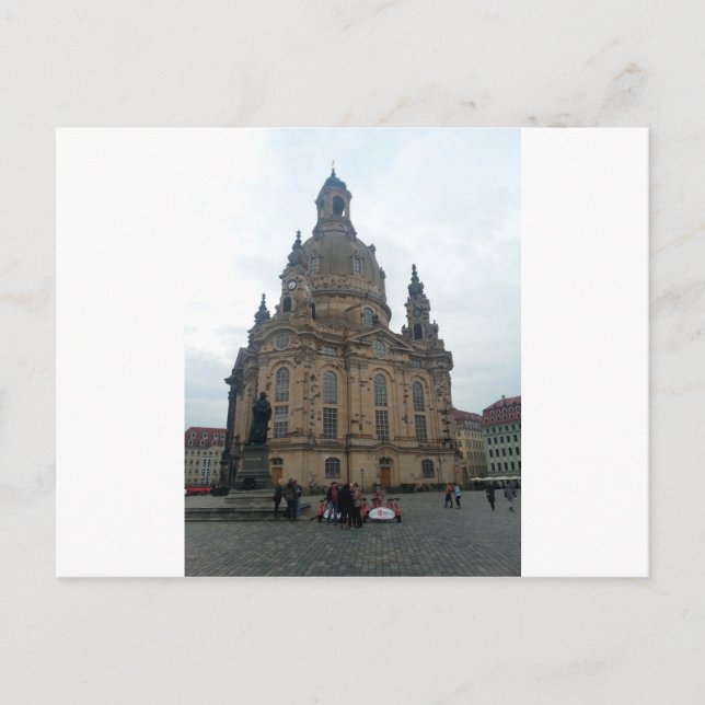 Cartão Postal Frauenkirche Dresden (Frente)