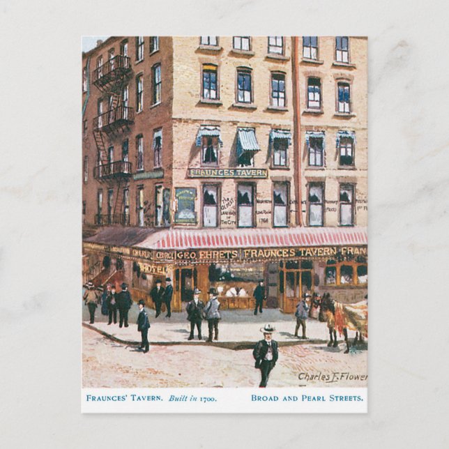 Cartão Postal Fraunce's Tavern (Frente)