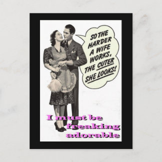 Cartão Postal "Freakin adorável "